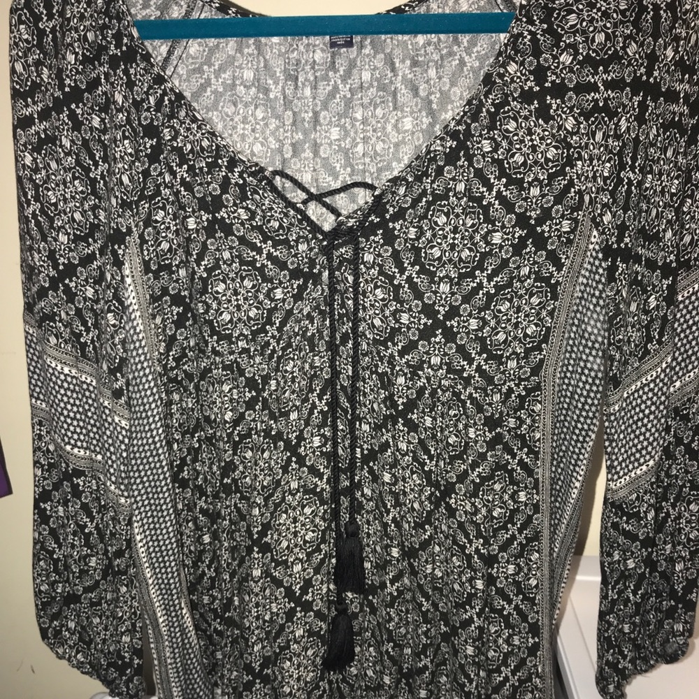 Peasant style blouse